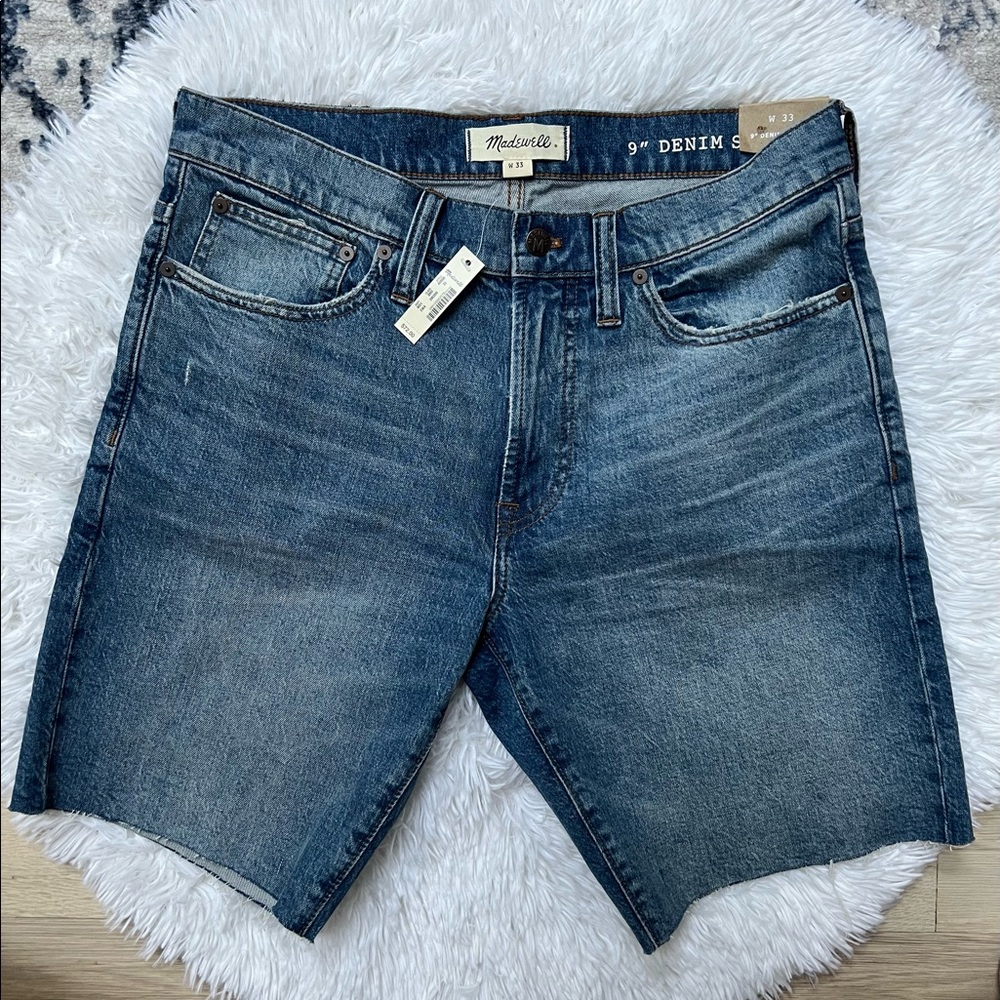 NWT Madewell 9” Denim Shorts